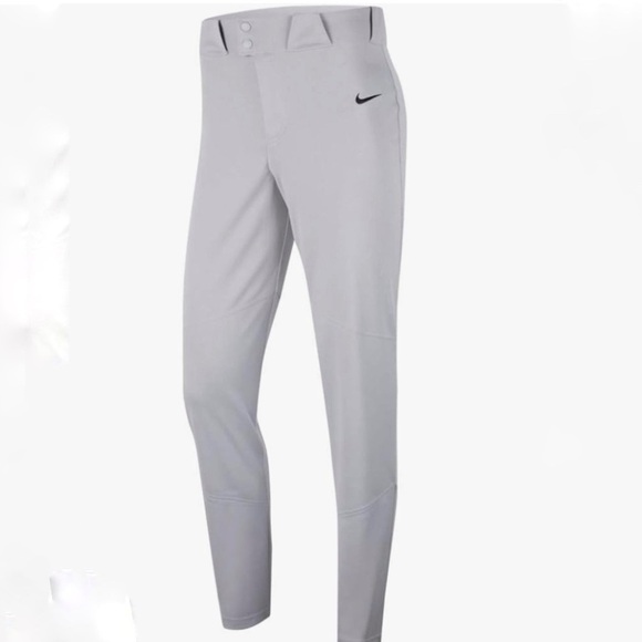NWT Nike Men's Vapor Select Baseball Pants Gray SHIPS TODAY - Picture 1 of 5